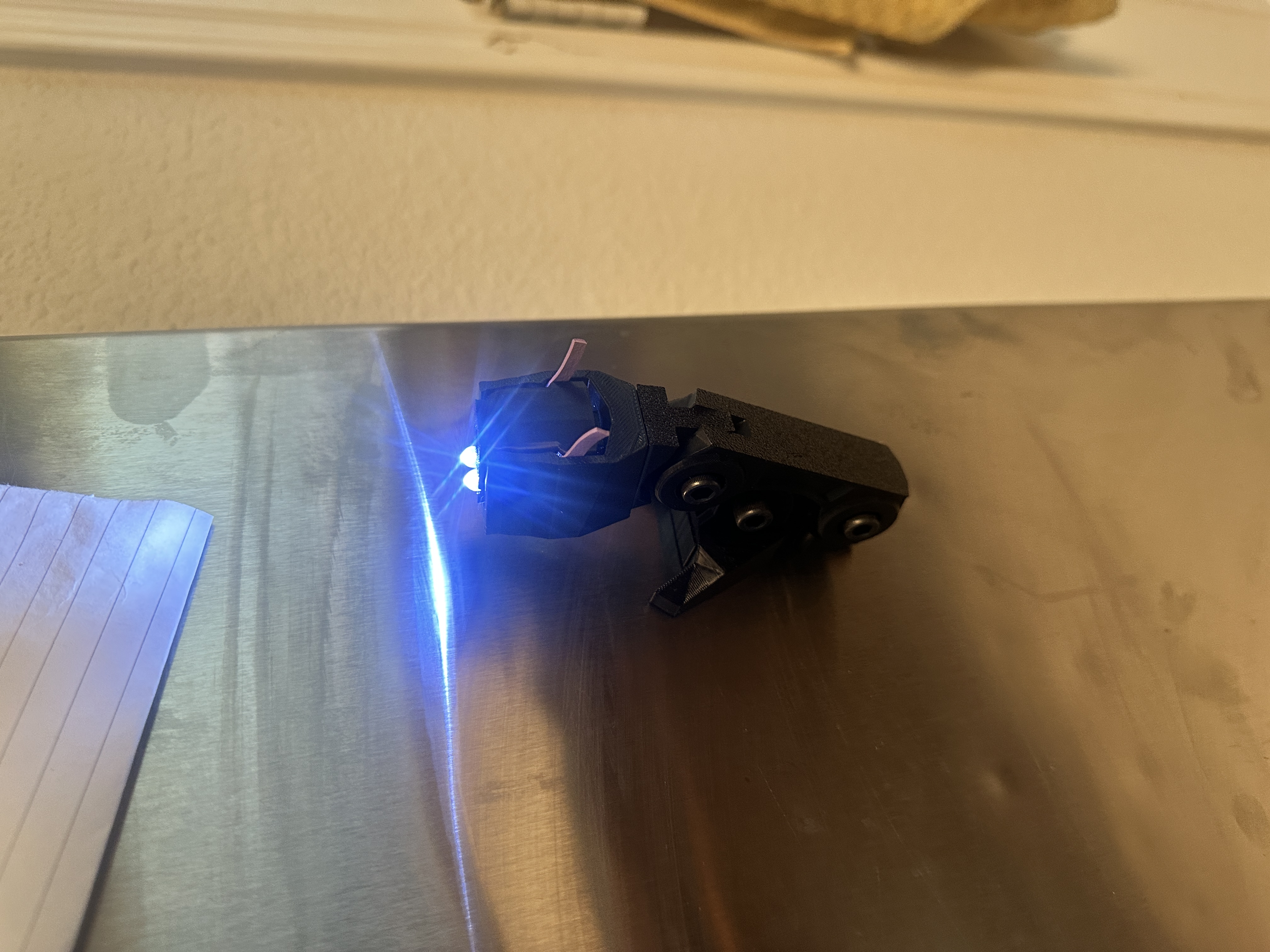 LightView Camera/Flashlight being pointed at something