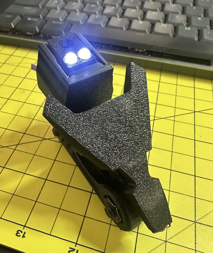 LightView Camera/Flashlight being pointed at something